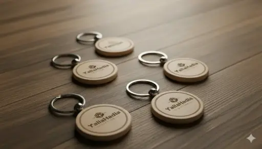 Wooden Keychain 